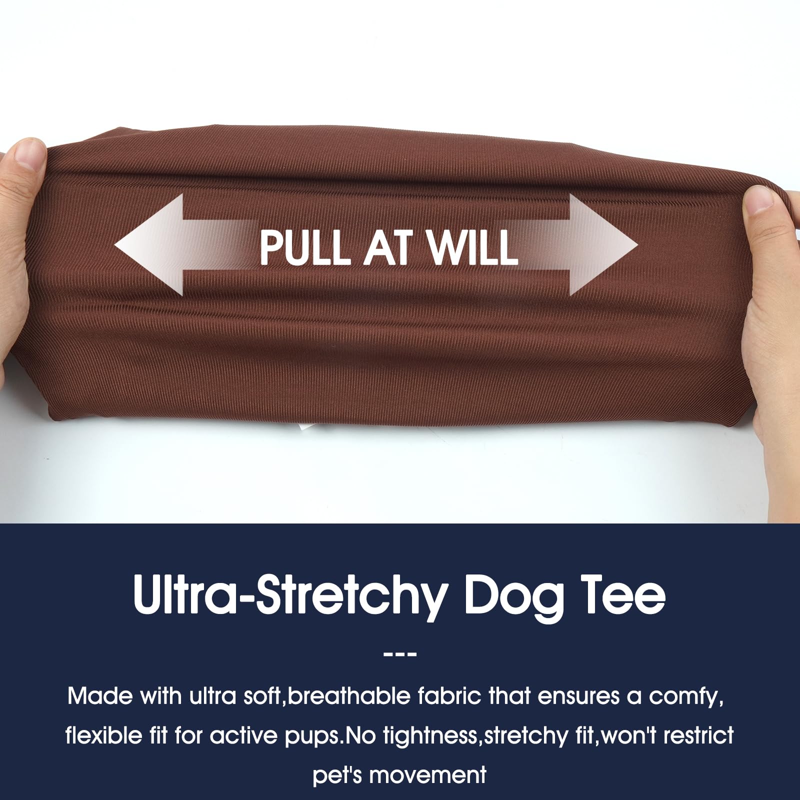 Iecoii 2 Pack Dog T-Shirt For Large Dogs,Breathable Tshirts For Hot Weather,Stretchy & Comfortable Pet Summer Clothes Outdoor An